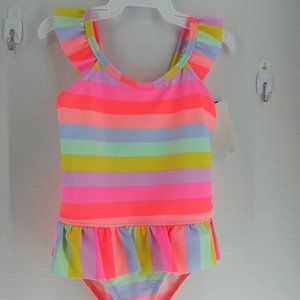 Oshkosh Bgosh Toddler Girls one Piece Swimsuits 2T